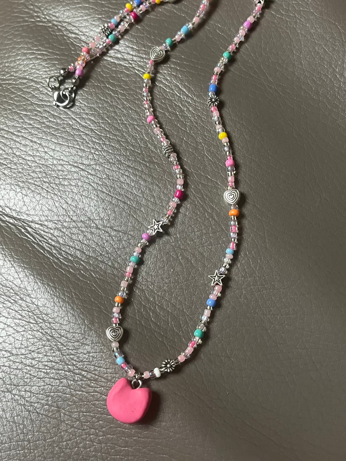 [핸드메이드] 고양이 비즈목걸이 상품이미지4