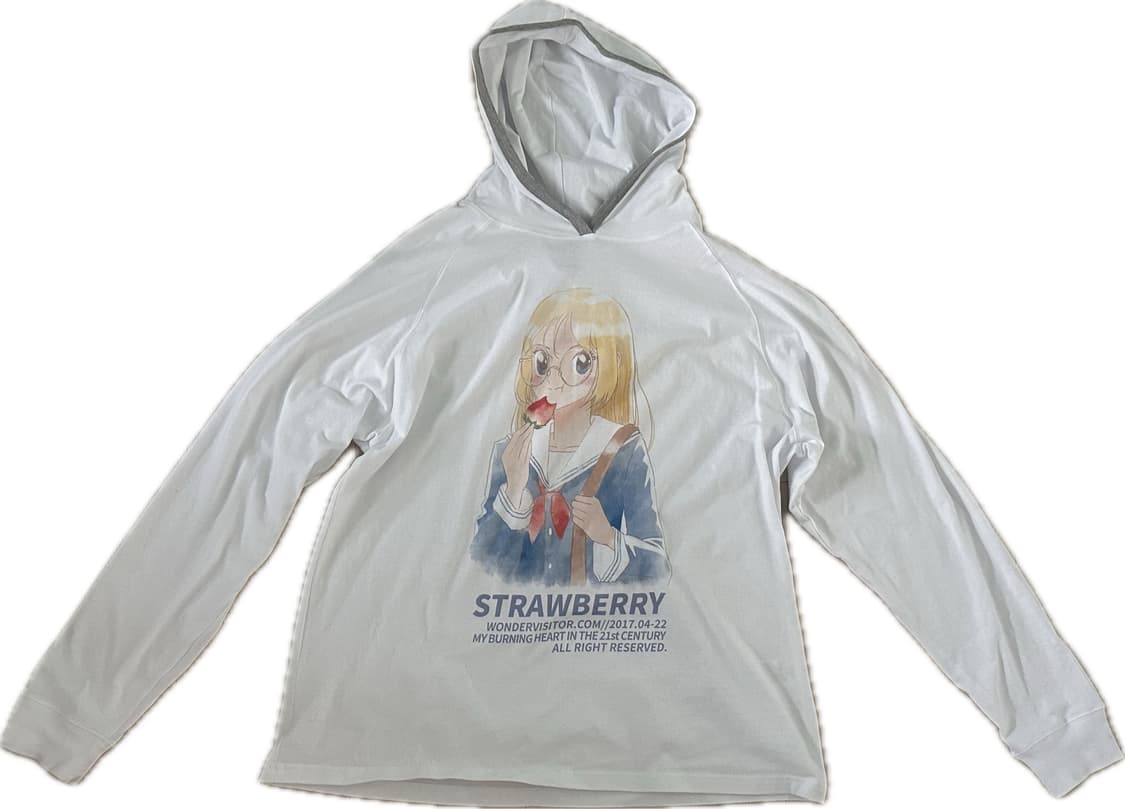 원더비지터 YURINA School Raglan Hooded-T  상품이미지1