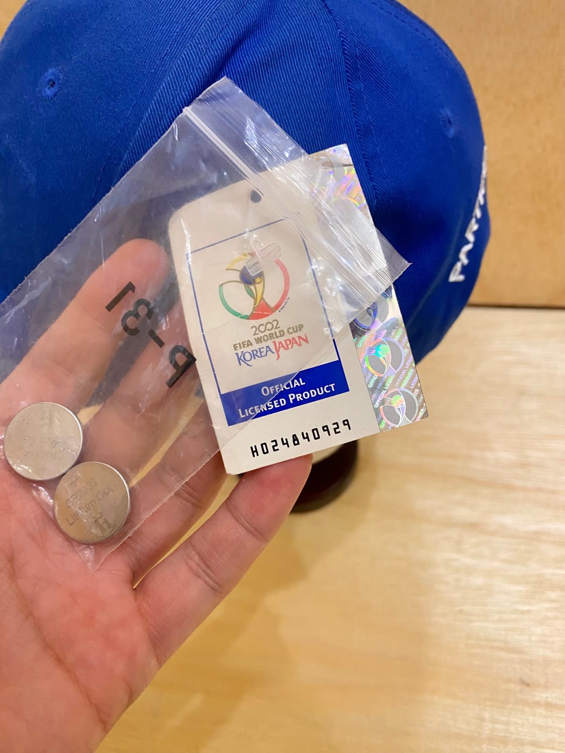 (새상품) 2002 FIFA WORLD CUP LED light cap 상품이미지4