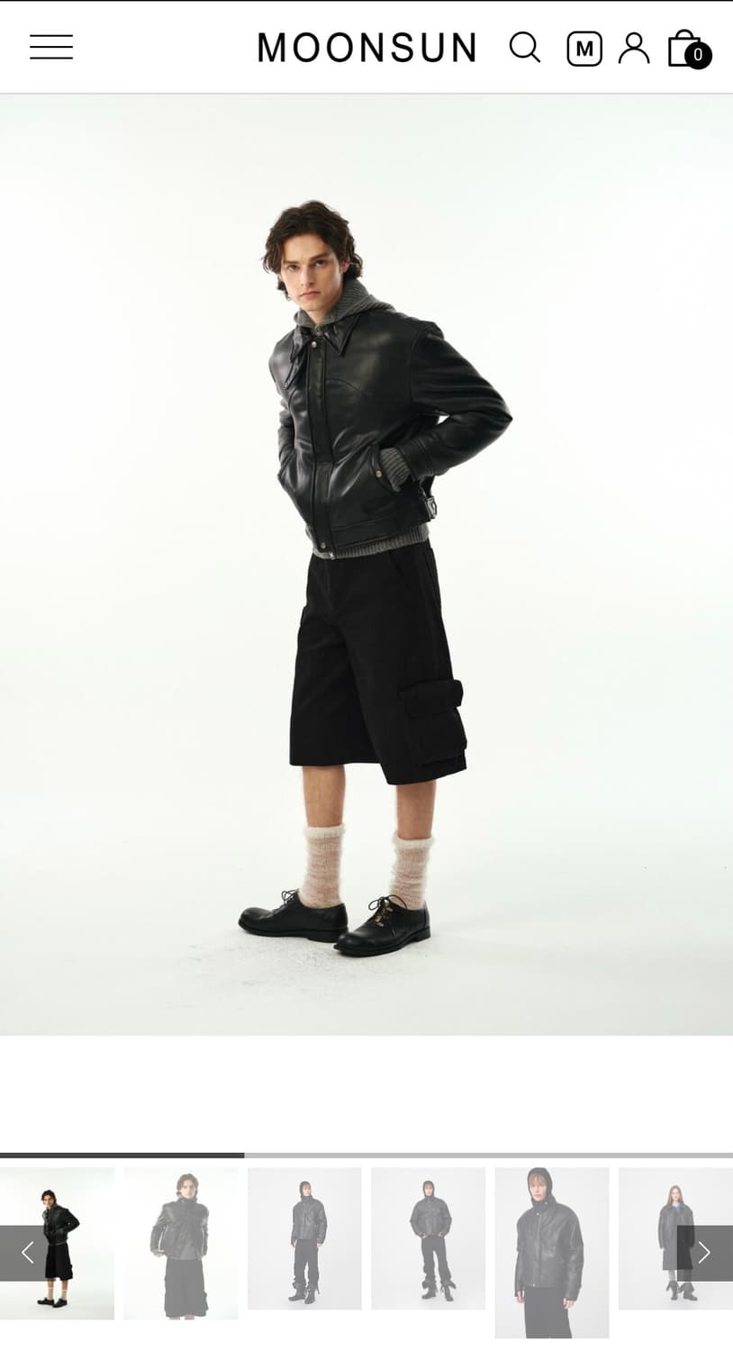 문선 비건 구스다운 푸퍼 블루종 상품이미지4