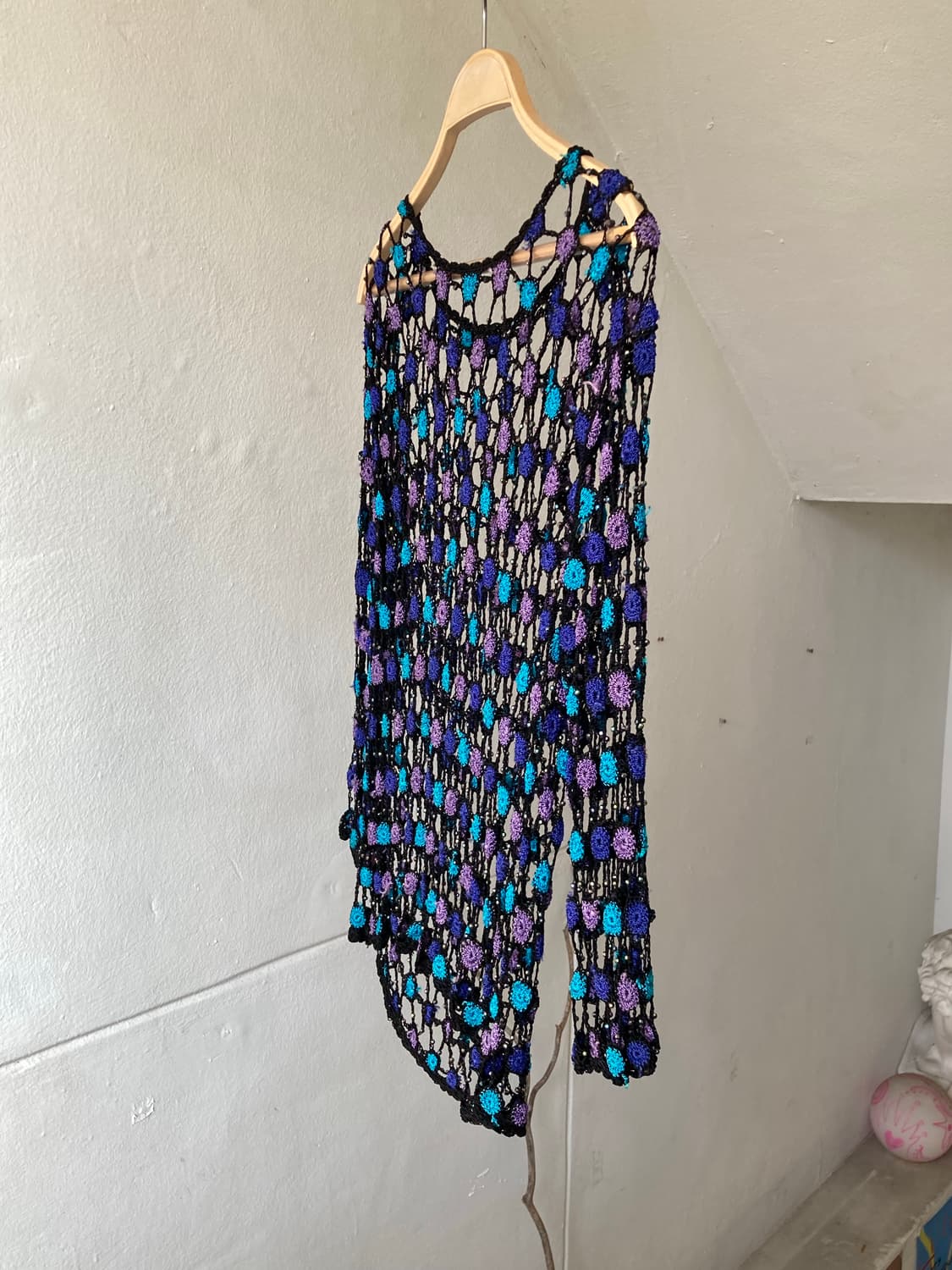 빈티지 그물 뜨개탑 상품이미지7