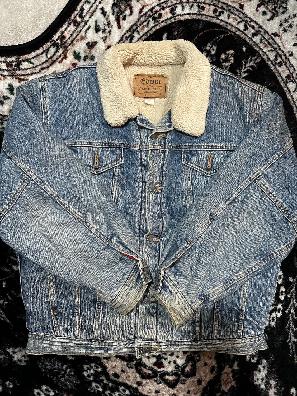 EDWIN 에드윈 데님 양털 자켓 상품이미지1