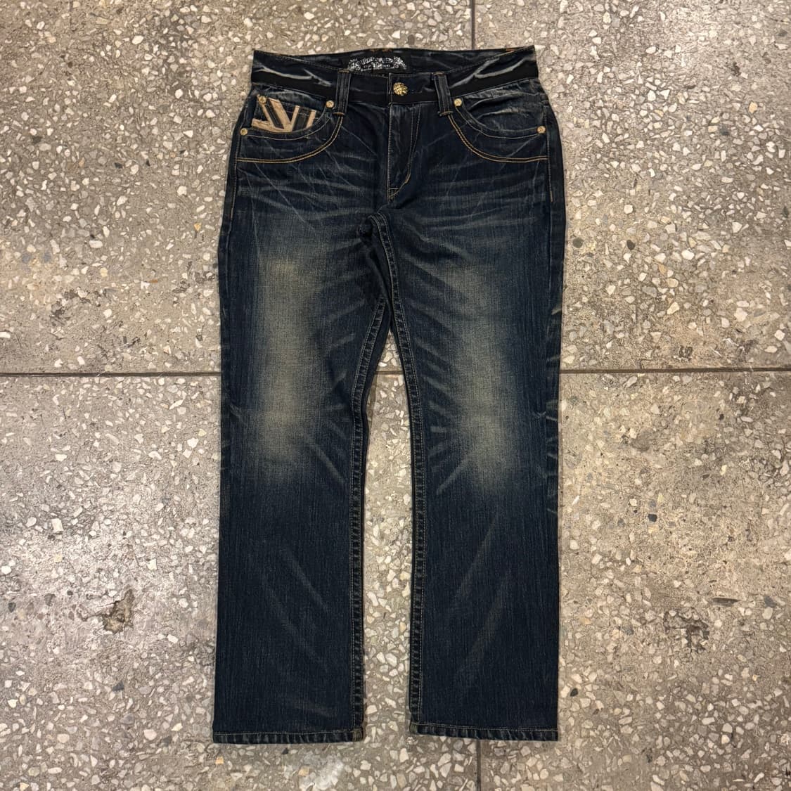 레드 페퍼 빈티지 펑크 데님팬츠 상품이미지3