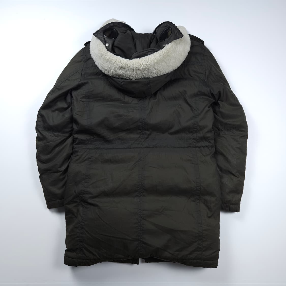 CP컴퍼니 가먼트 다잉 렌즈 와이어 후드 다운 파카(XL) 상품이미지2