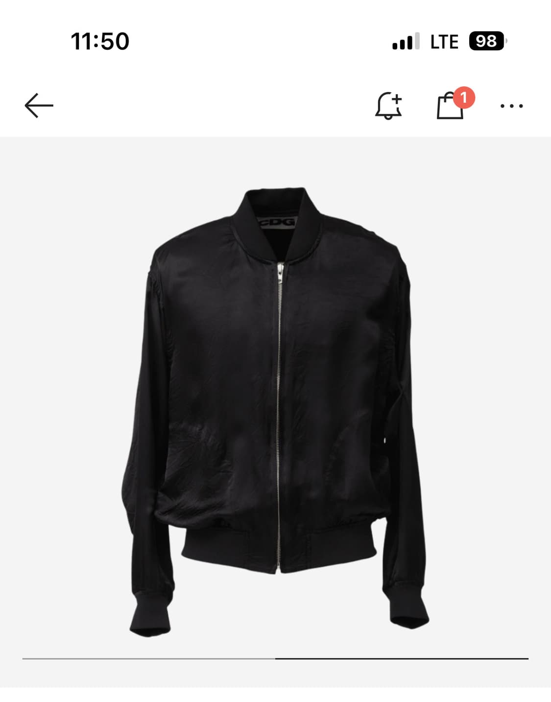 꼼데 스태프 블루종 XXL 상품이미지3