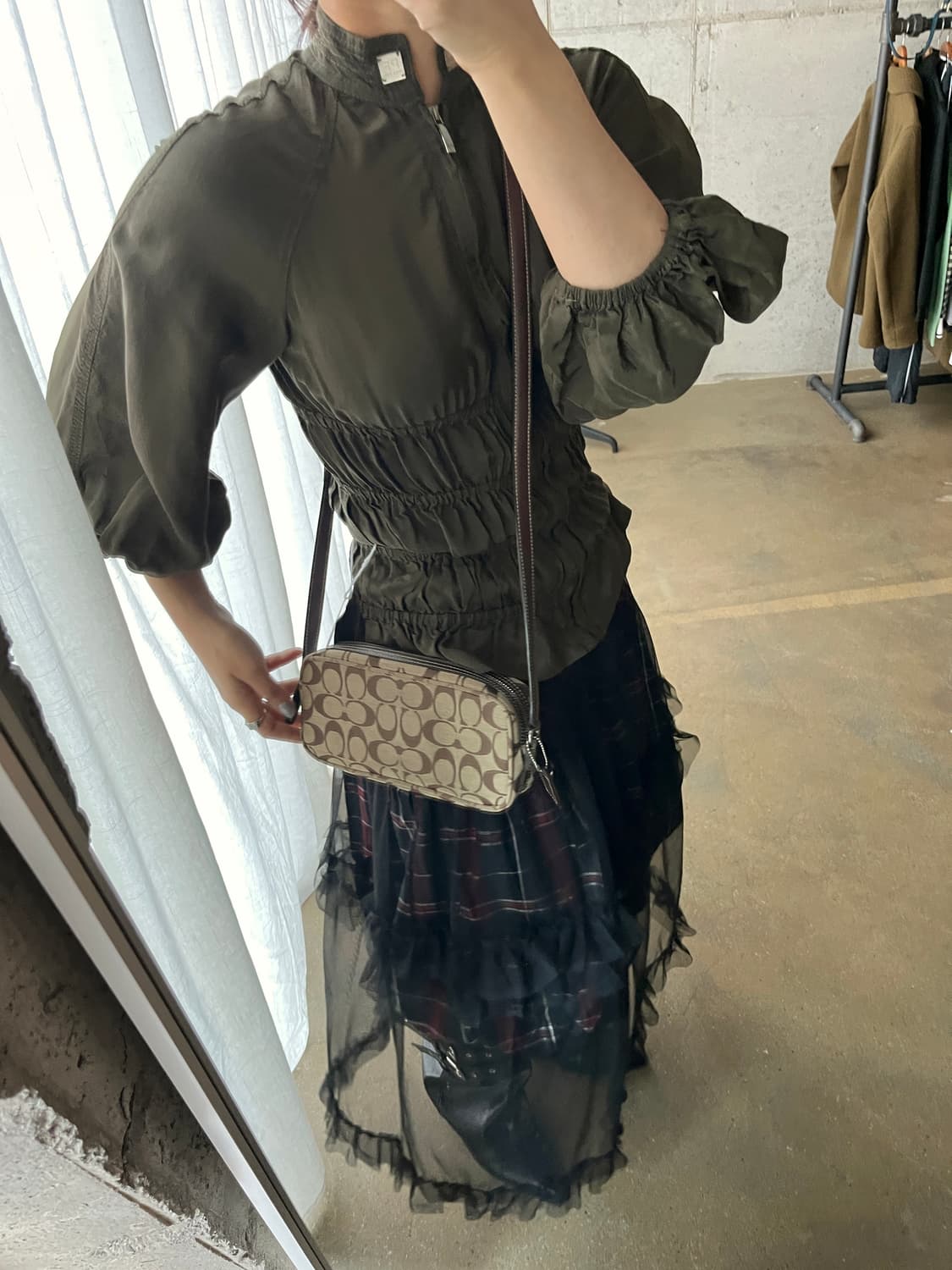 Paola Frani 셔링 자켓 Made in Italy 상품이미지8