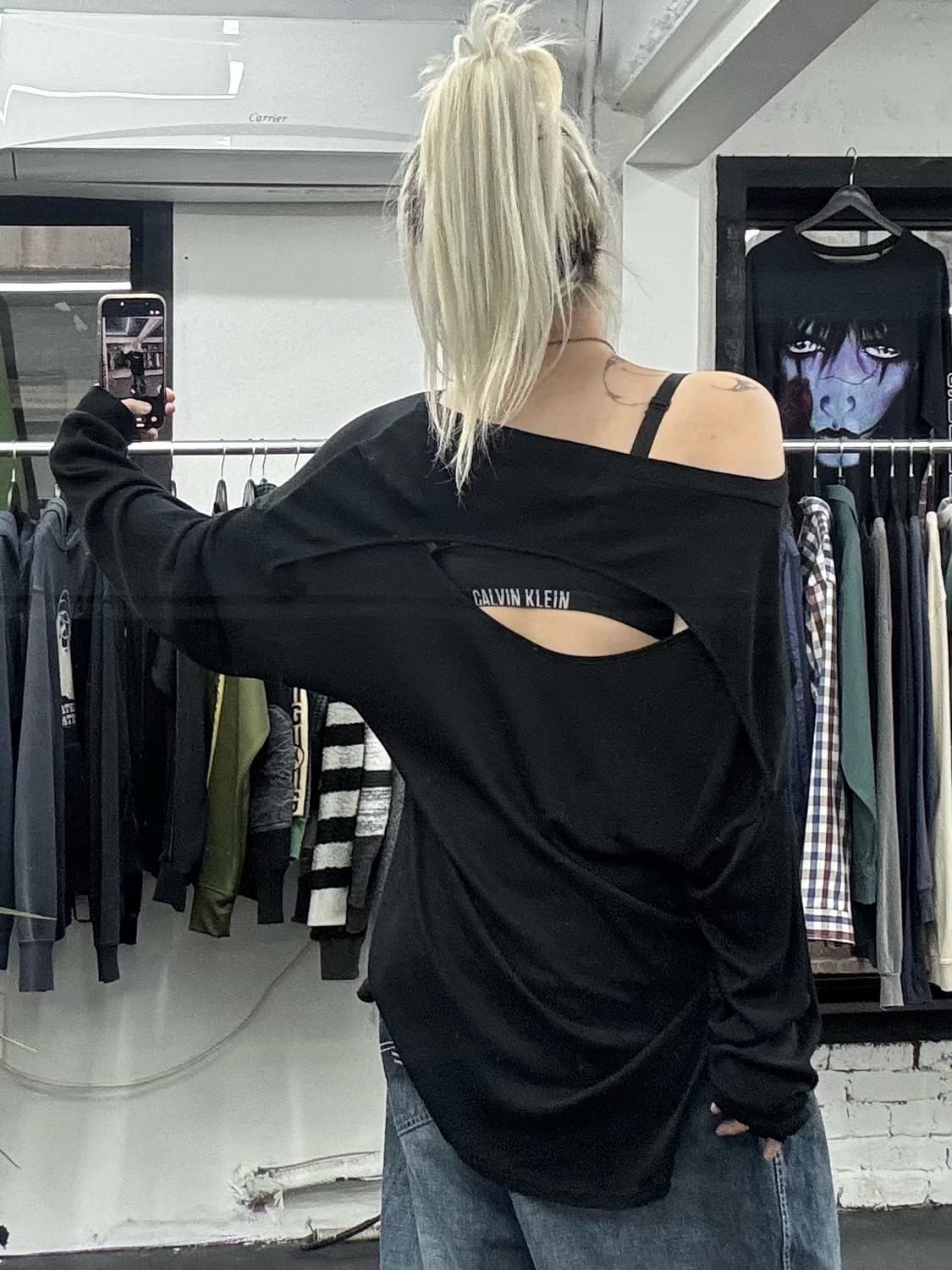 히스테릭 글래머 절개 롱슬리브 상품이미지5