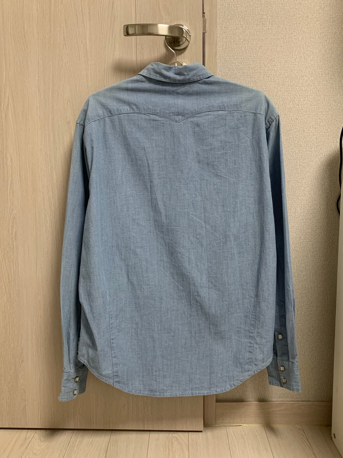 헤리티지플로스 샴브레이 웨스턴셔츠  상품이미지3