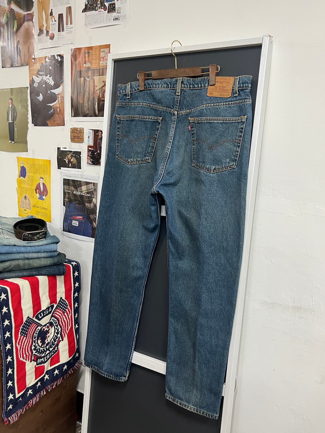 90s Levis 리바이스 505 레귤러 스트레이트 데님 팬츠 상품이미지1