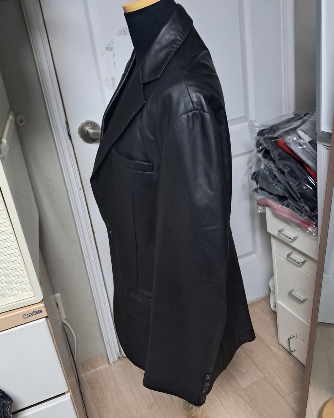 BFG 남성 양가죽 램스킨 자켓 100사이즈 딥브라운(상태최상) 상품이미지2