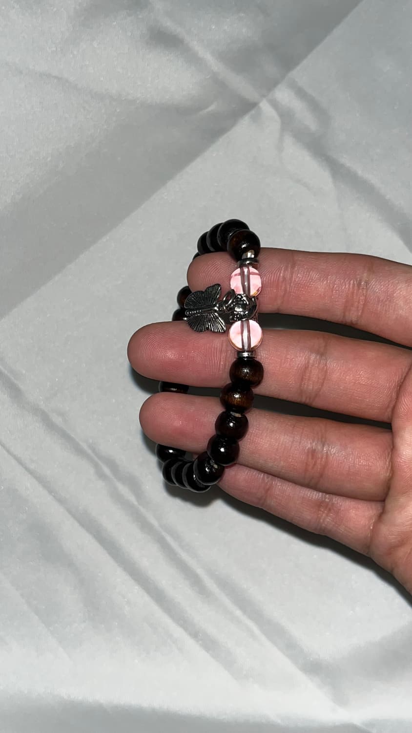 로즈 버터플라이 팔찌 상품이미지1