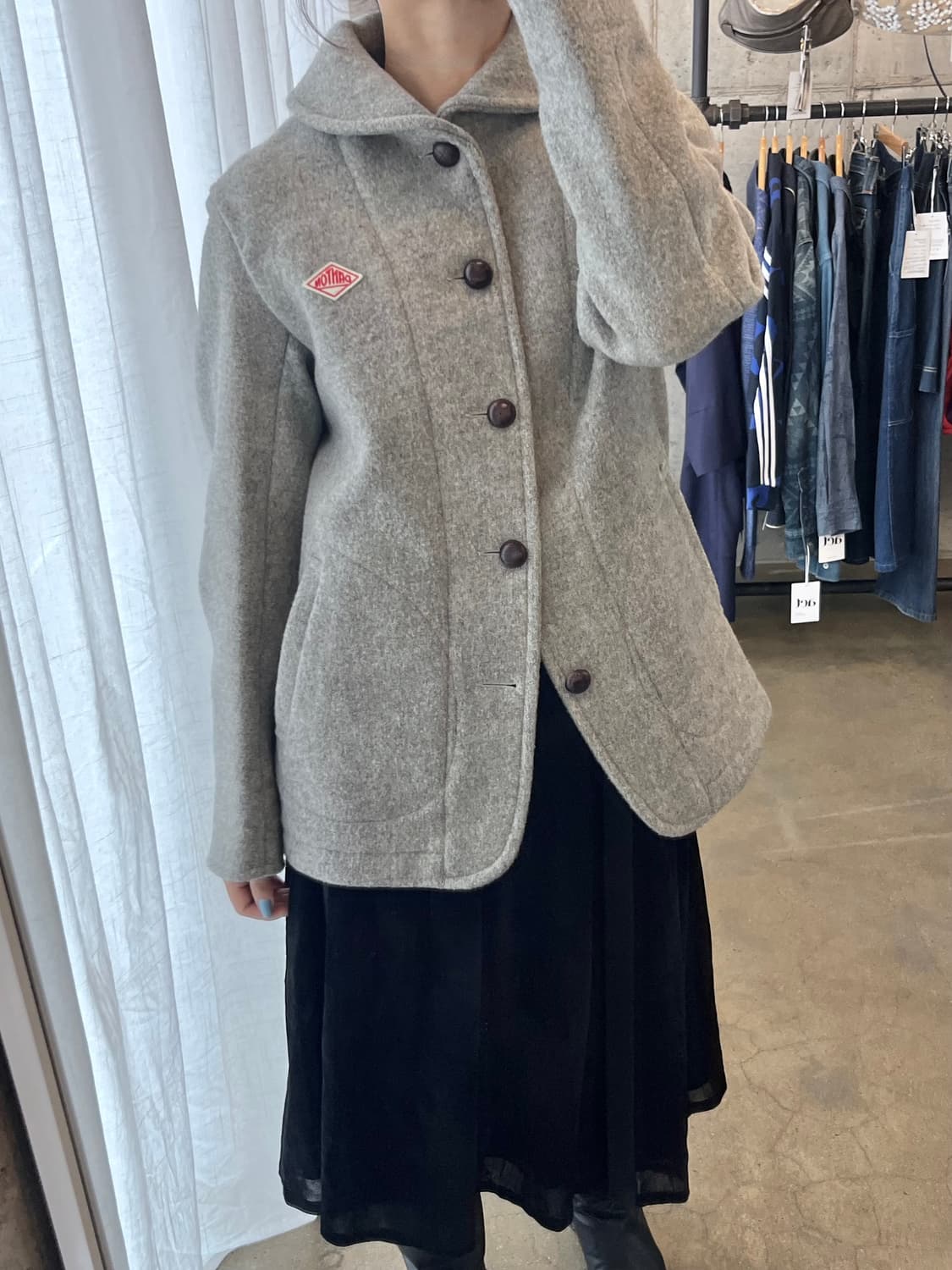 단톤 울 코트 그레이 38 상품이미지3