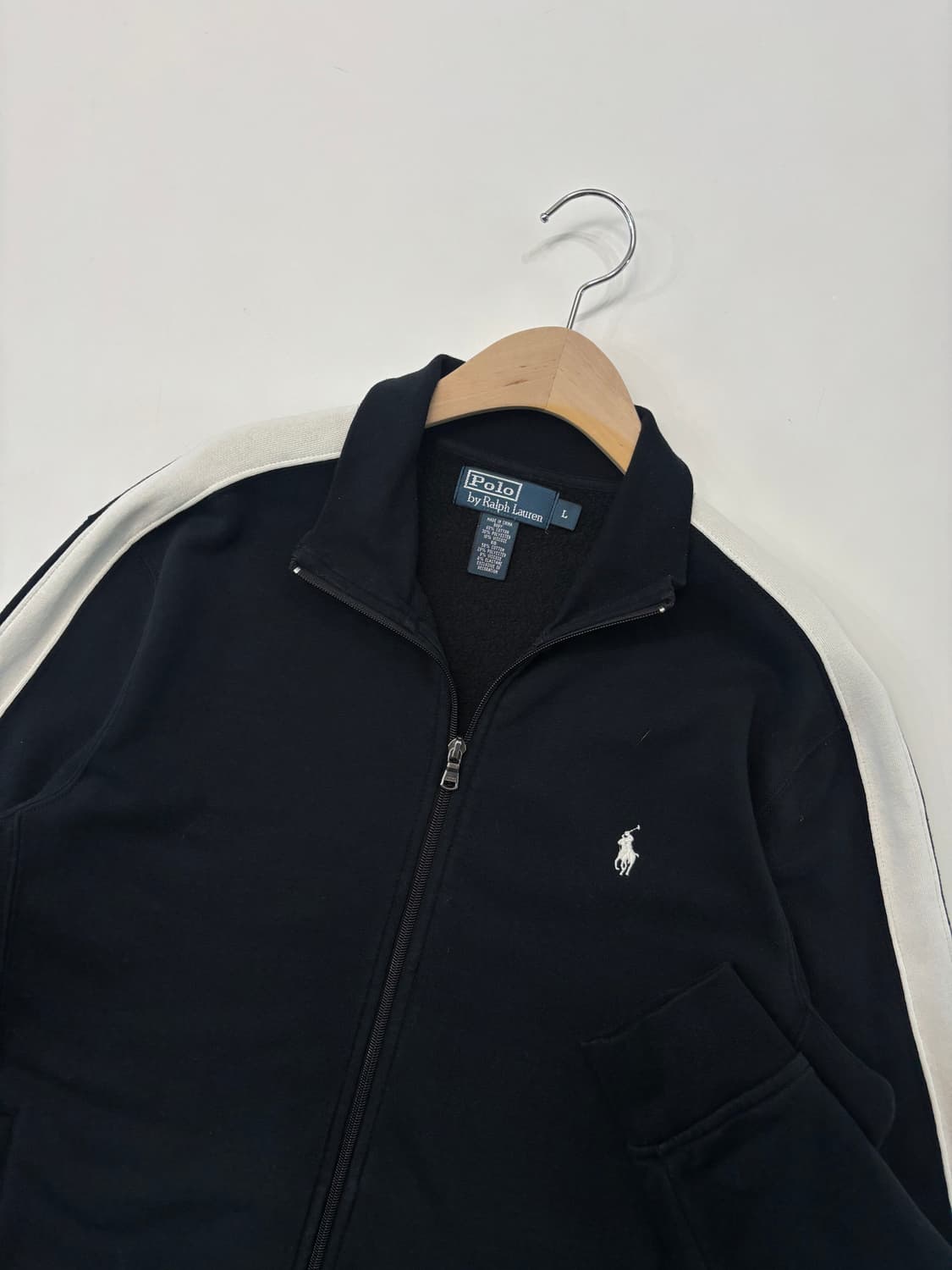 Polo 폴로 랄프로렌 블랙컬러 코튼 집업 상품이미지4