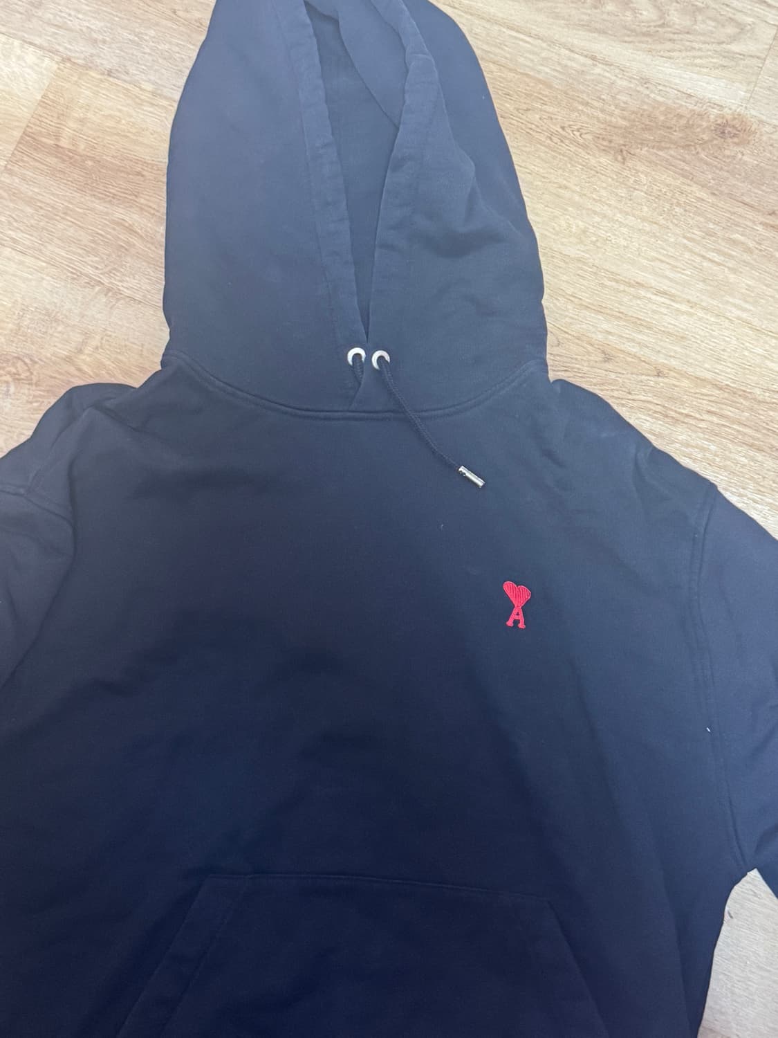 아미 스몰로고 후드티 상품이미지2