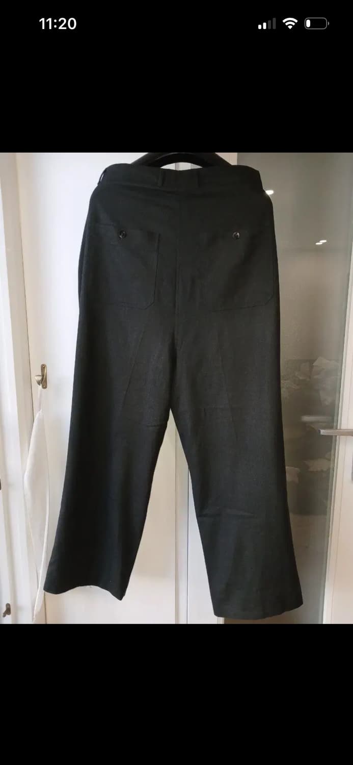 ErmenegildoZegna COUTURE WOOL WIDE PANTS 상품이미지3
