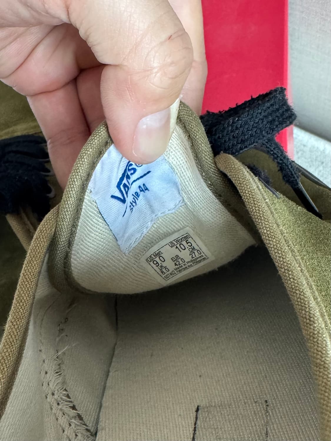 [Vans] 반스 어센틱 스웨이드 애너하임 스타일 44_올리브(270) 상품이미지9