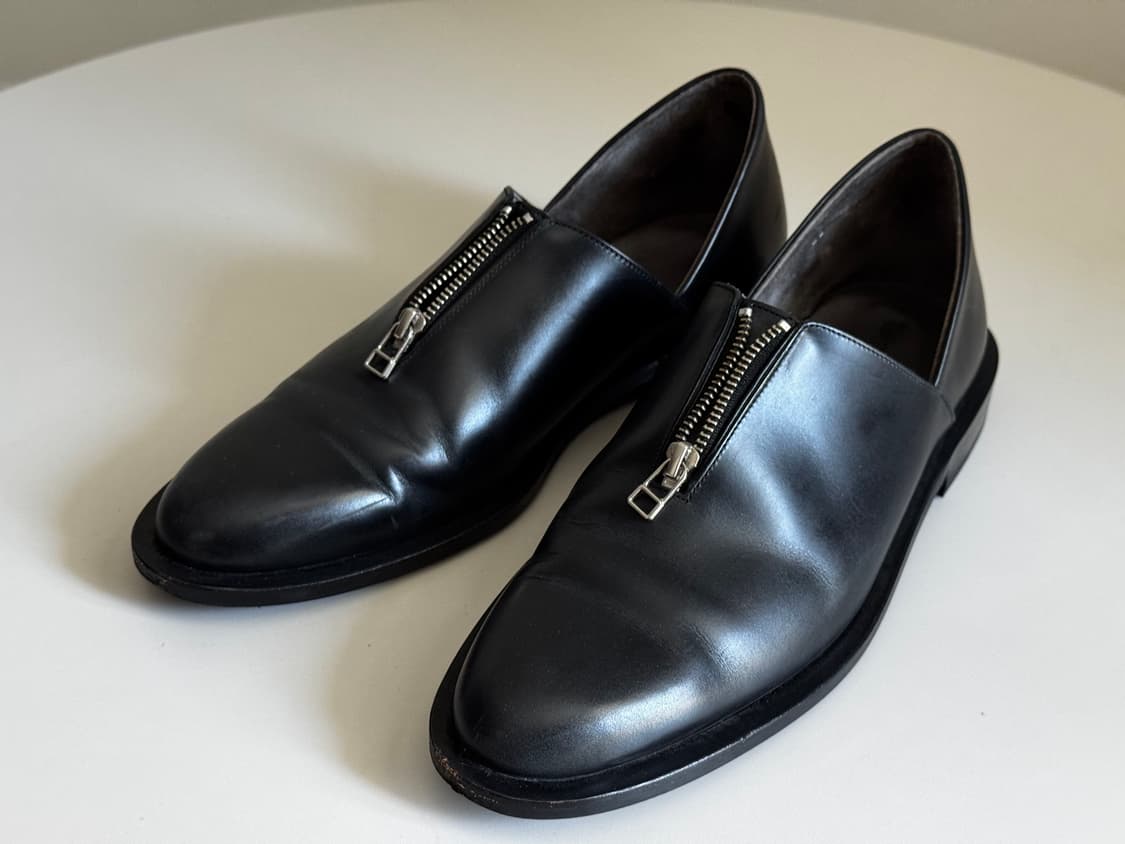 도쿄 이슈무 ISHMM ZIP SHOES 일본제 가죽 로퍼 구두 상품이미지1