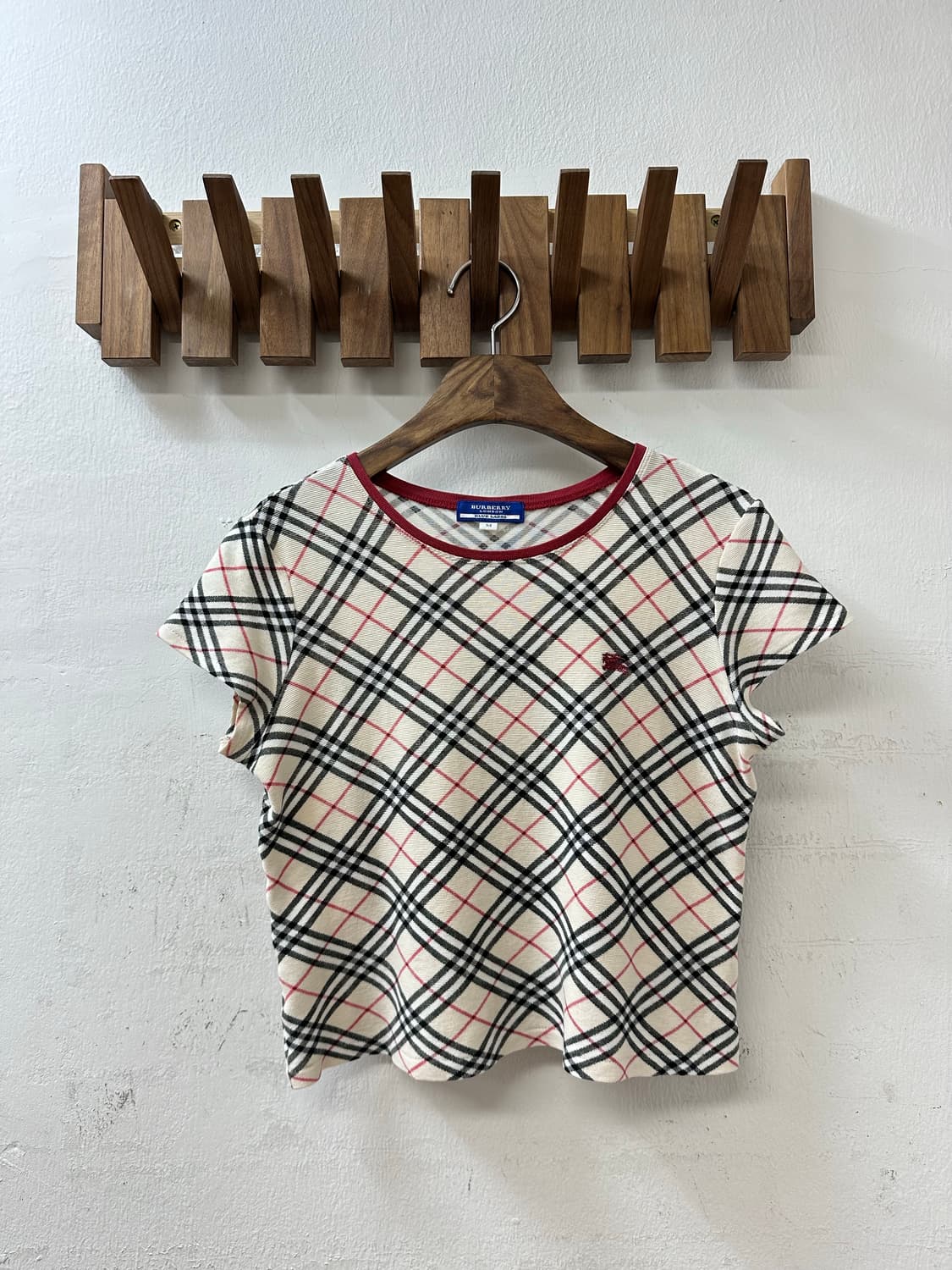 BURBERRY Blue Label 버버리 블루라벨 노바체크 코튼 탑 상품이미지1