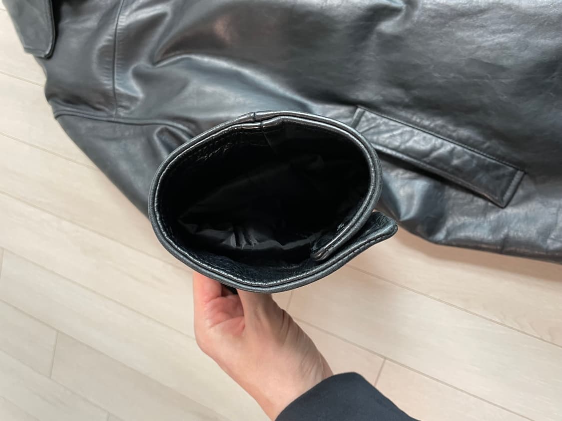 [L] 올드갭 레더 카코트 상품이미지6