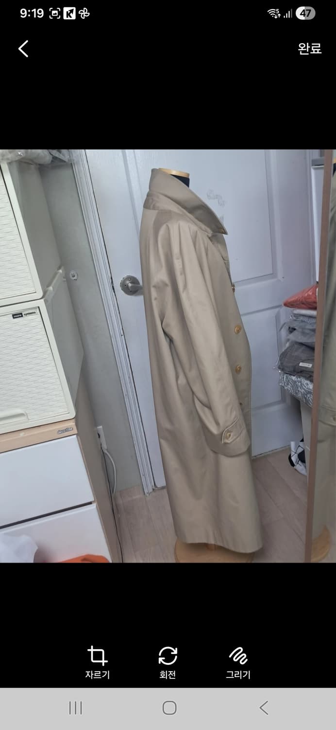 정품 버버리 빈티지 트렌치 코트48 SHORT(95~100) 상품이미지4