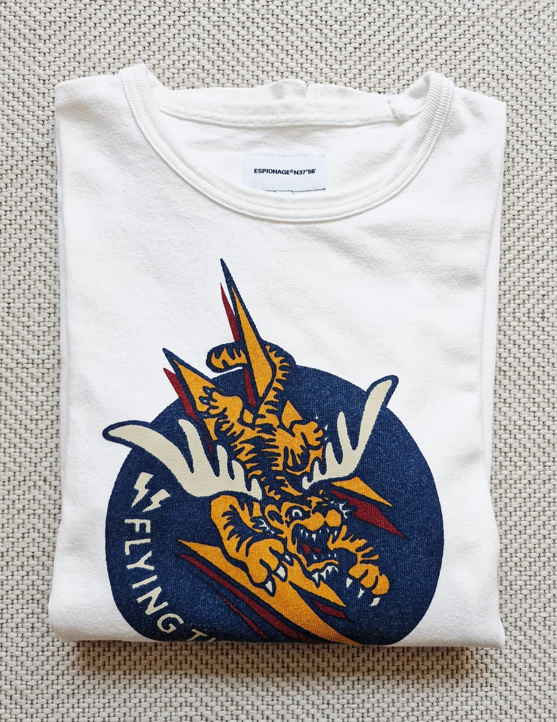 에스피오나지 플라잉 타이거 헤비웨이트 티 상품이미지1