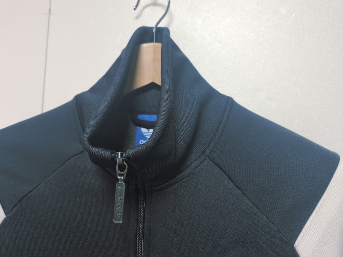 남성 레어 아디다스 불꽃 트레포일 검정 블랙 트랙탑 져지 저지 트레이닝복 상품이미지6