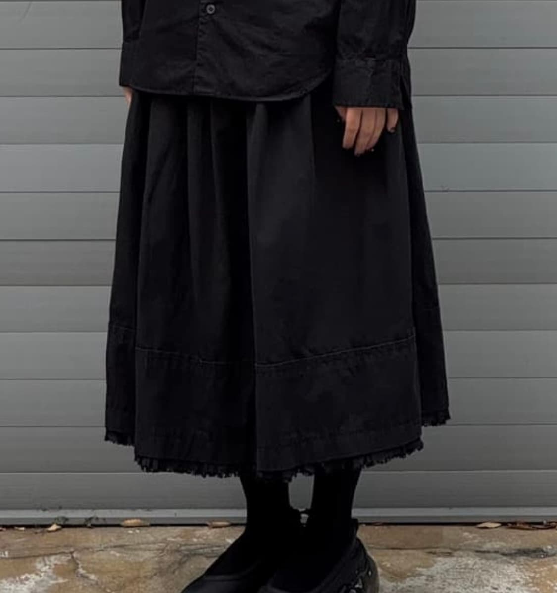 꼼데가르송 long skirt 상품이미지8