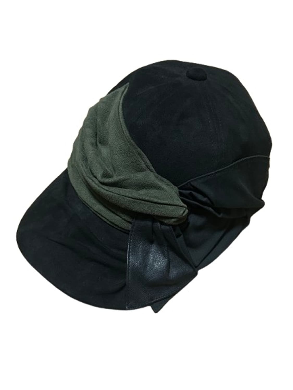 CA4LA 카시라 레더 벨벳 모자 상품이미지1