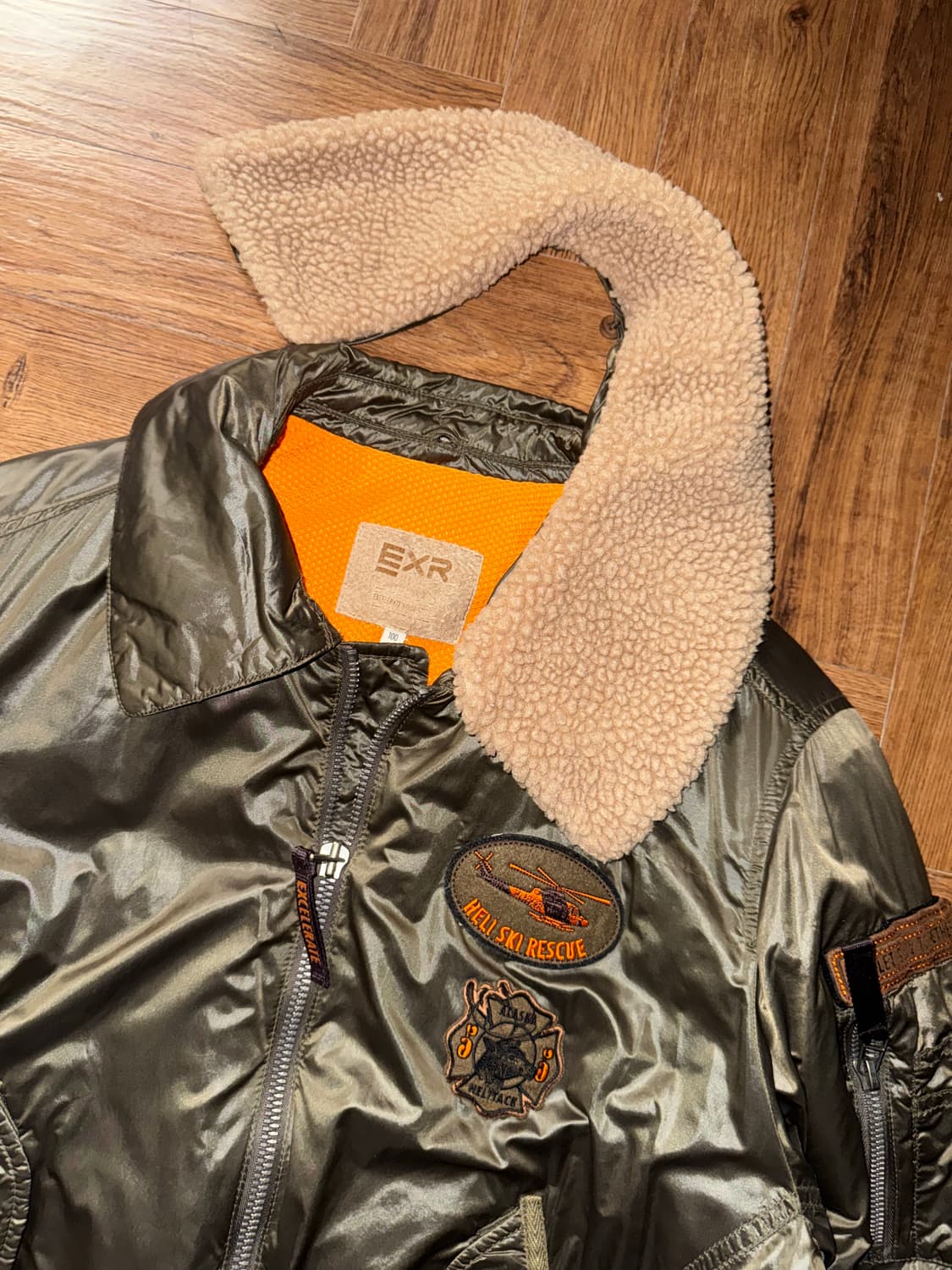 EXR 패치 항공점퍼 상품이미지7