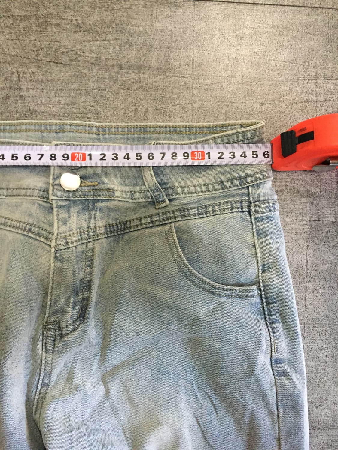 일본빈티지 핀터깔y2k 긱시크보헤미안 투버튼 세미부츠컷팬츠 상품이미지2