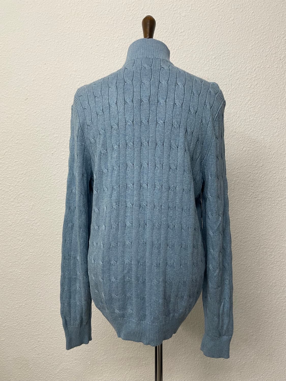 폴러 반집업 니트 Large 상품이미지2