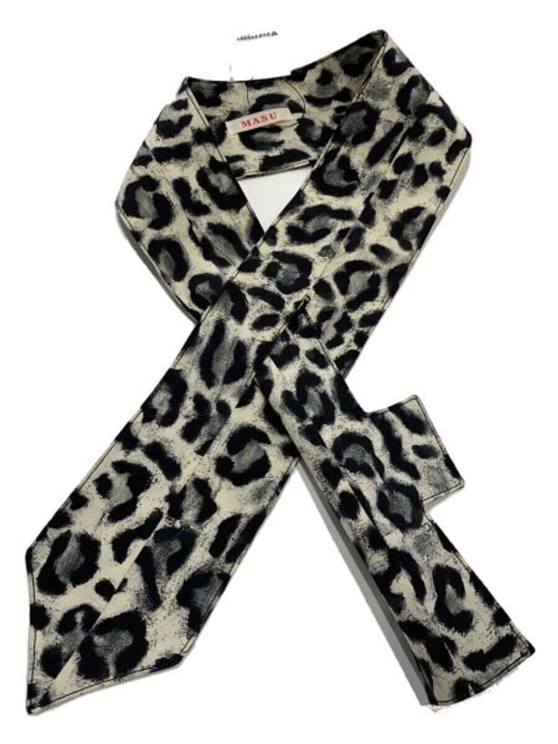 Masu Leopard Scarf White 상품이미지2