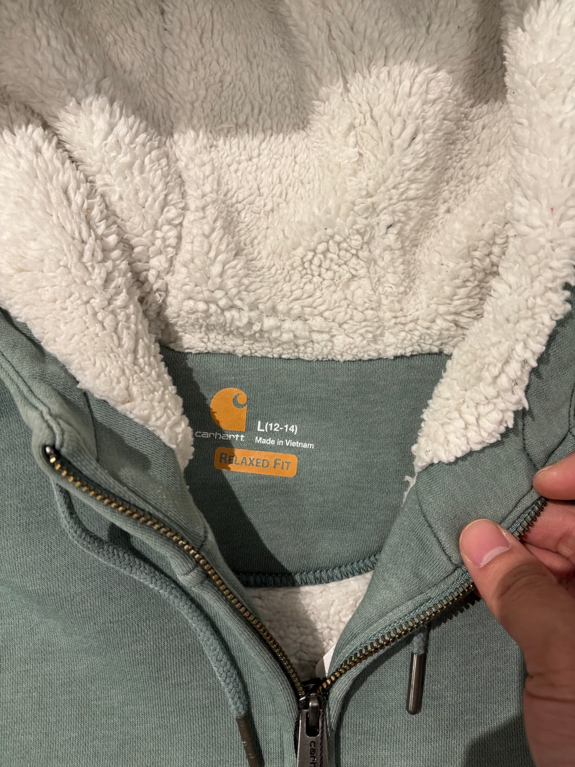 칼하트 쉐르파 후드집업 상품이미지6