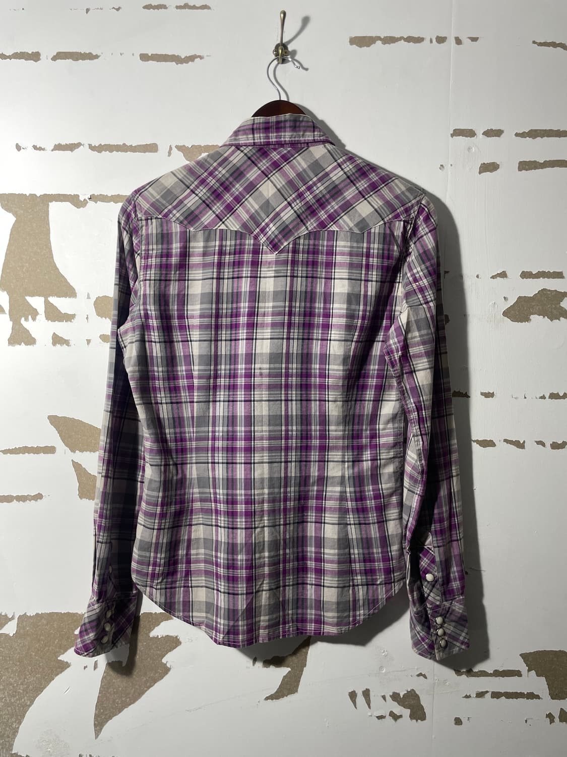 트루릴리전 웨스턴 체크셔츠 상품이미지2