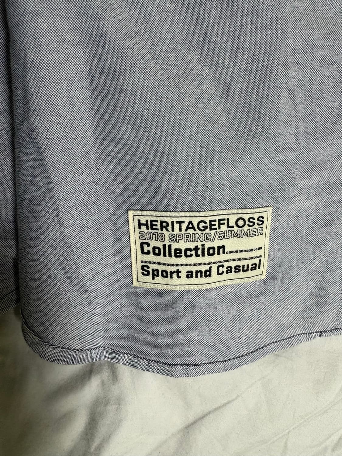 헤리티지플로스 논워시드 옥스포드 스포츠 셔츠 L 상품이미지5