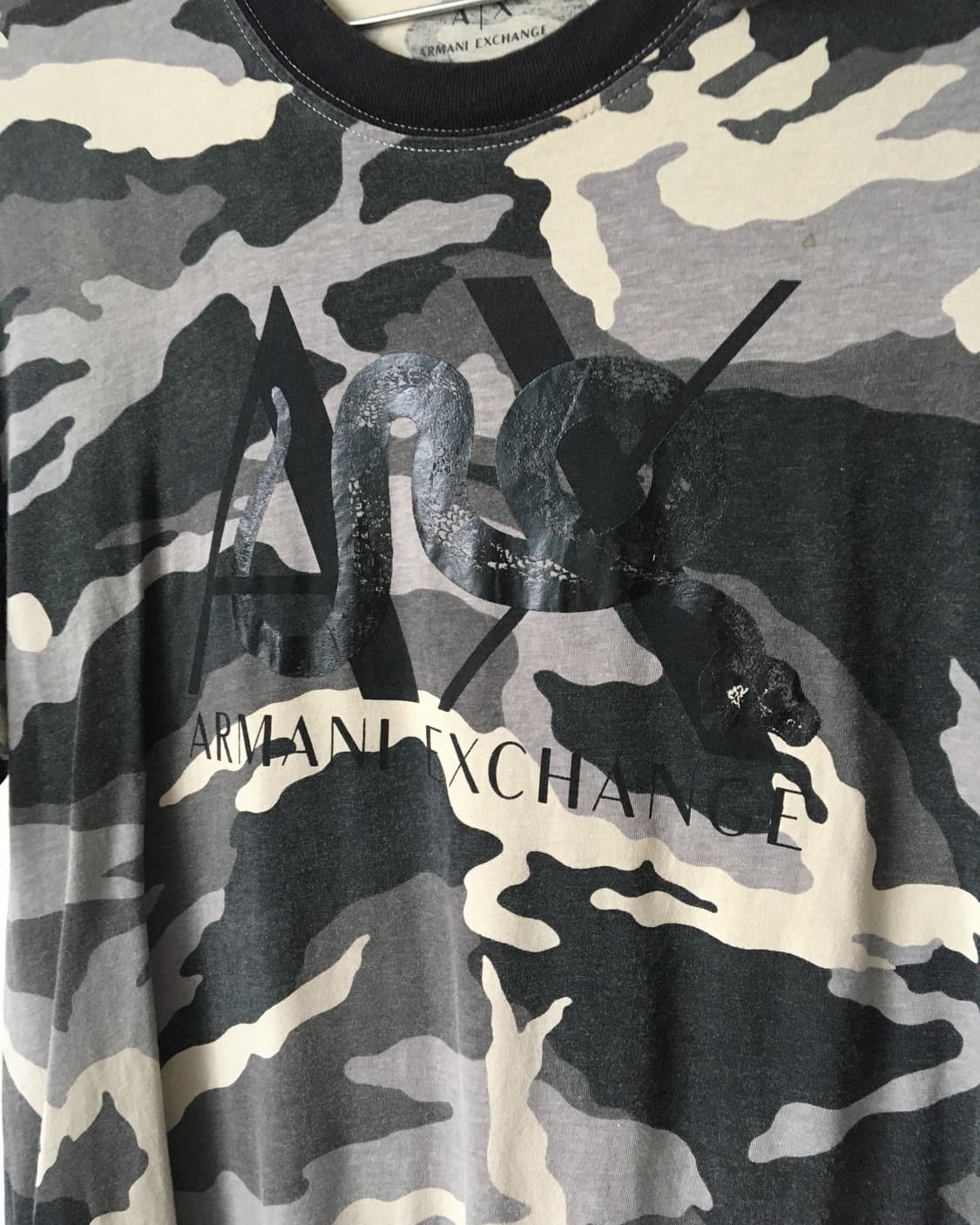 Armani exchange camo pattern t shirt 상품이미지4