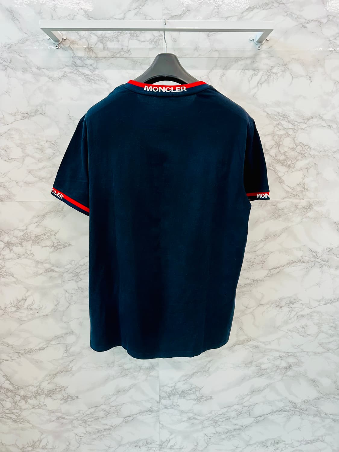 (2XL) 몽클레어 로고 밴딩 티셔츠 상품이미지5