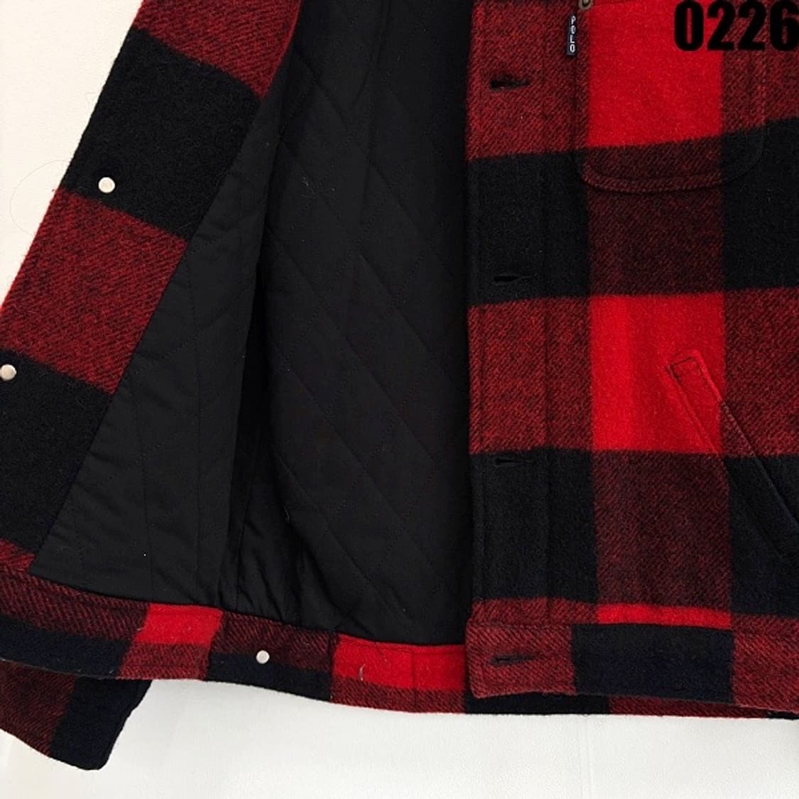 폴로 랄프로렌 버팔로 체크 퀼팅 자켓 M 0226  상품이미지6