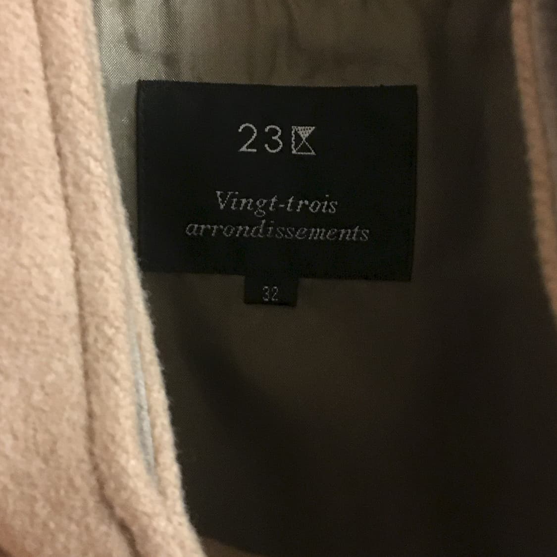 카멜 브라운 케이프 하프코트 상품이미지6