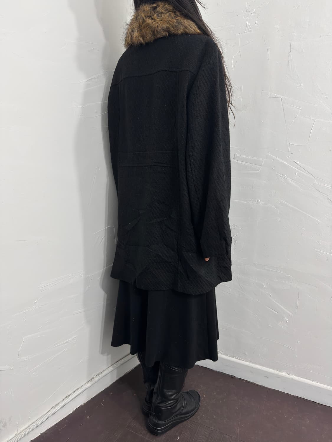 21stage fur detail coat 상품이미지5