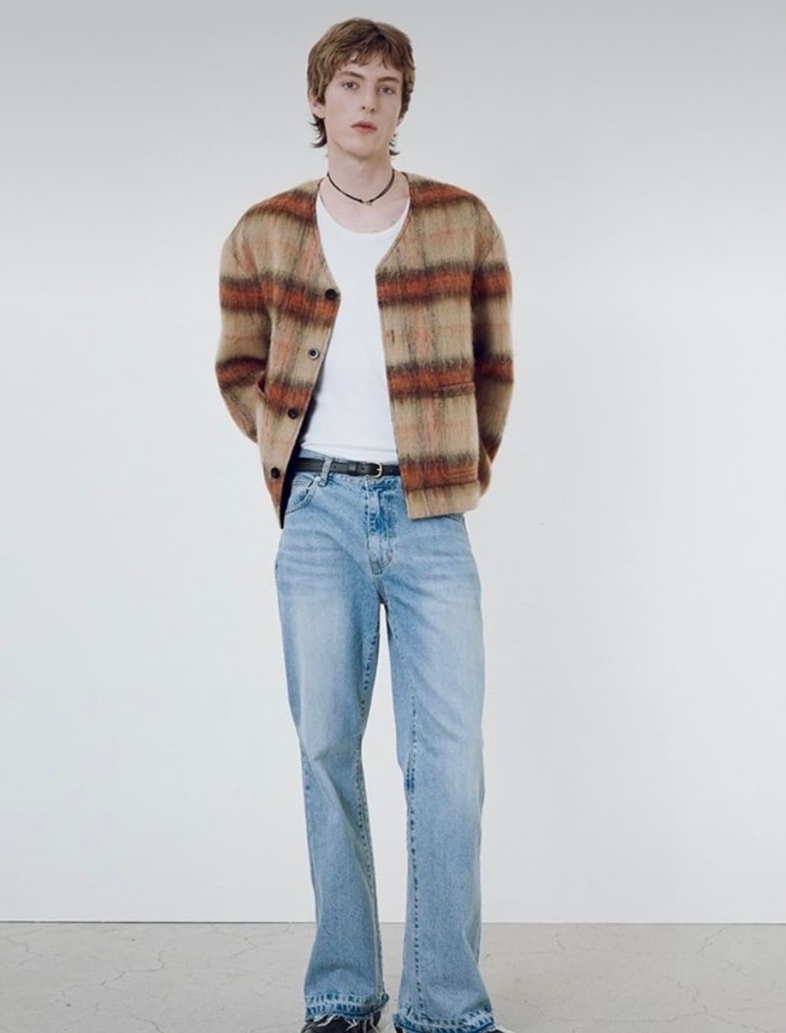 토니웩 24fw 플레어 데님팬츠 라이트블루 32size 상품이미지3
