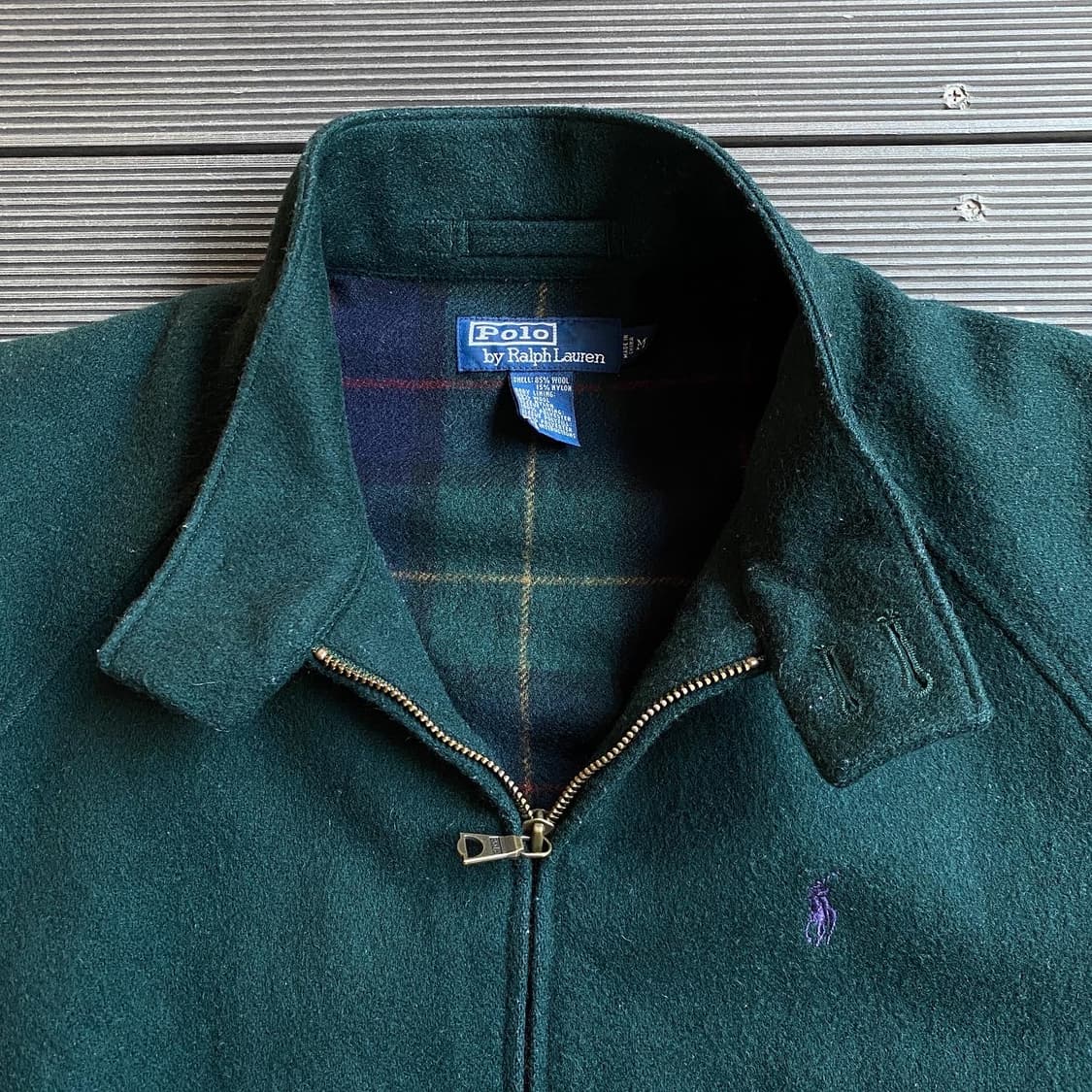 (100-103) 90’s 폴로 울 헤링턴 자켓 상품이미지5