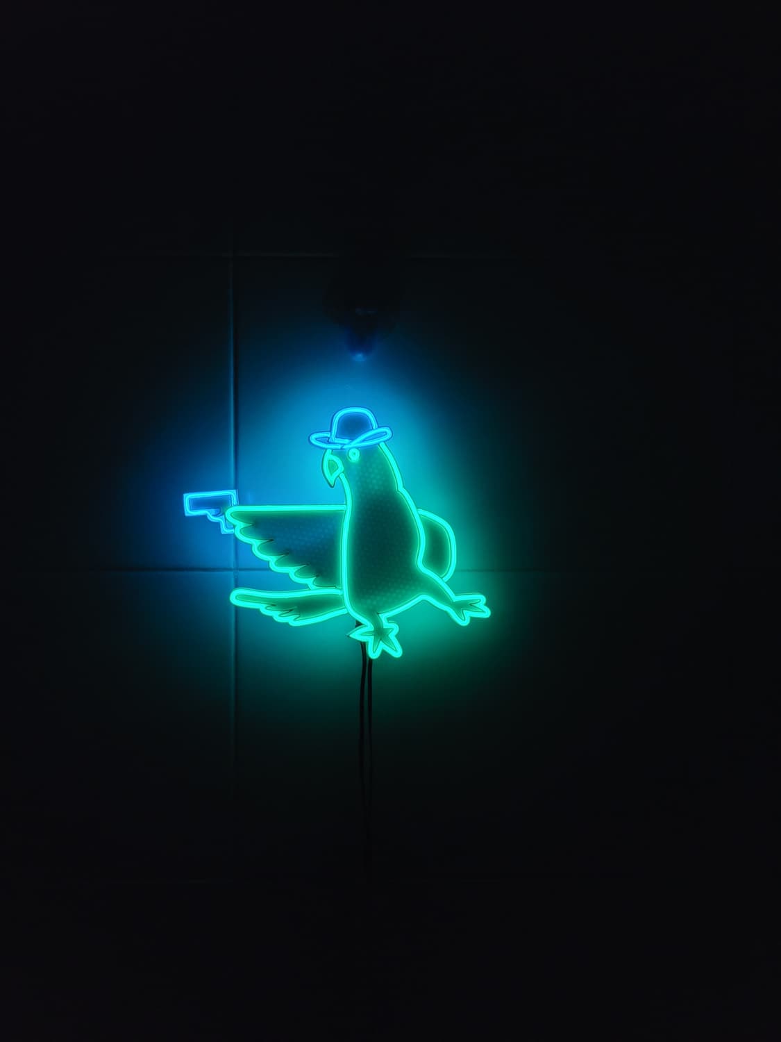 네온사인 앵무새 카우보이 led 램프 조명 무드등 상품이미지4