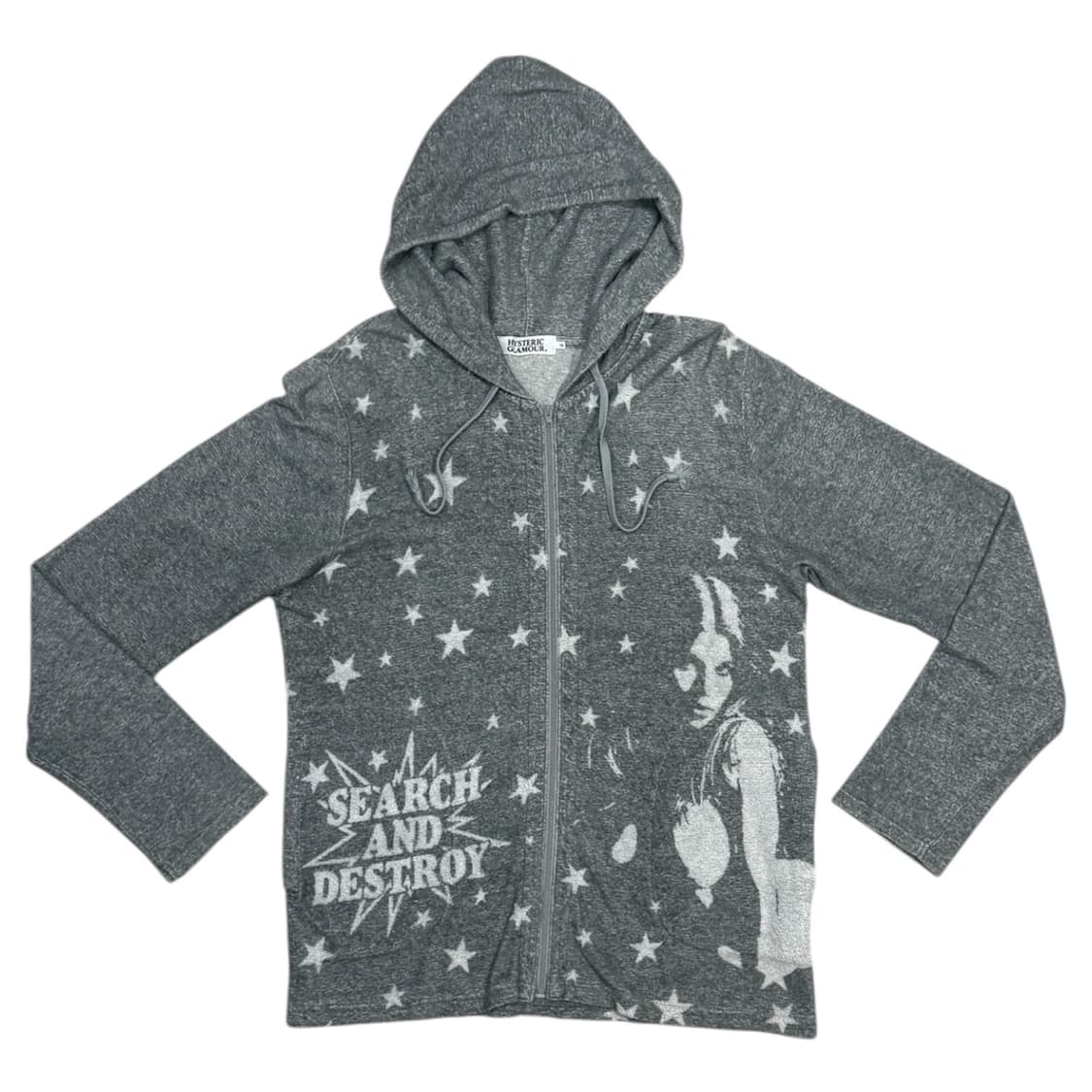 히스테릭 글래머 아카이브 무수한 별과 히스걸 후드 집업 자켓 상품이미지1