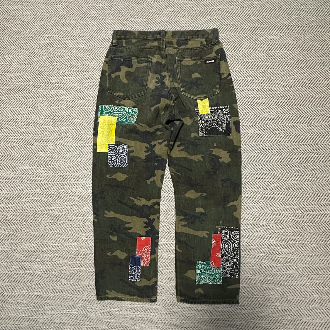XLARGE patchwork camo pants 상품이미지2