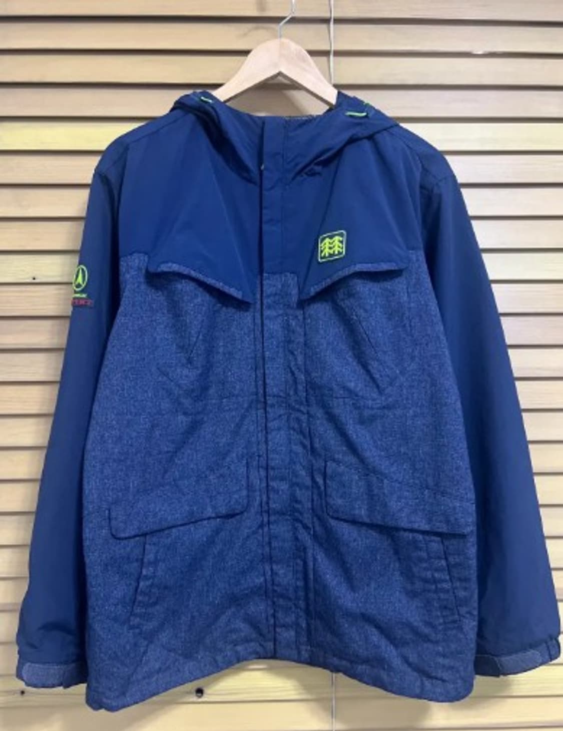 코오롱스포츠 남성 네이비 후드집업바람막이점퍼 XL 상품이미지2