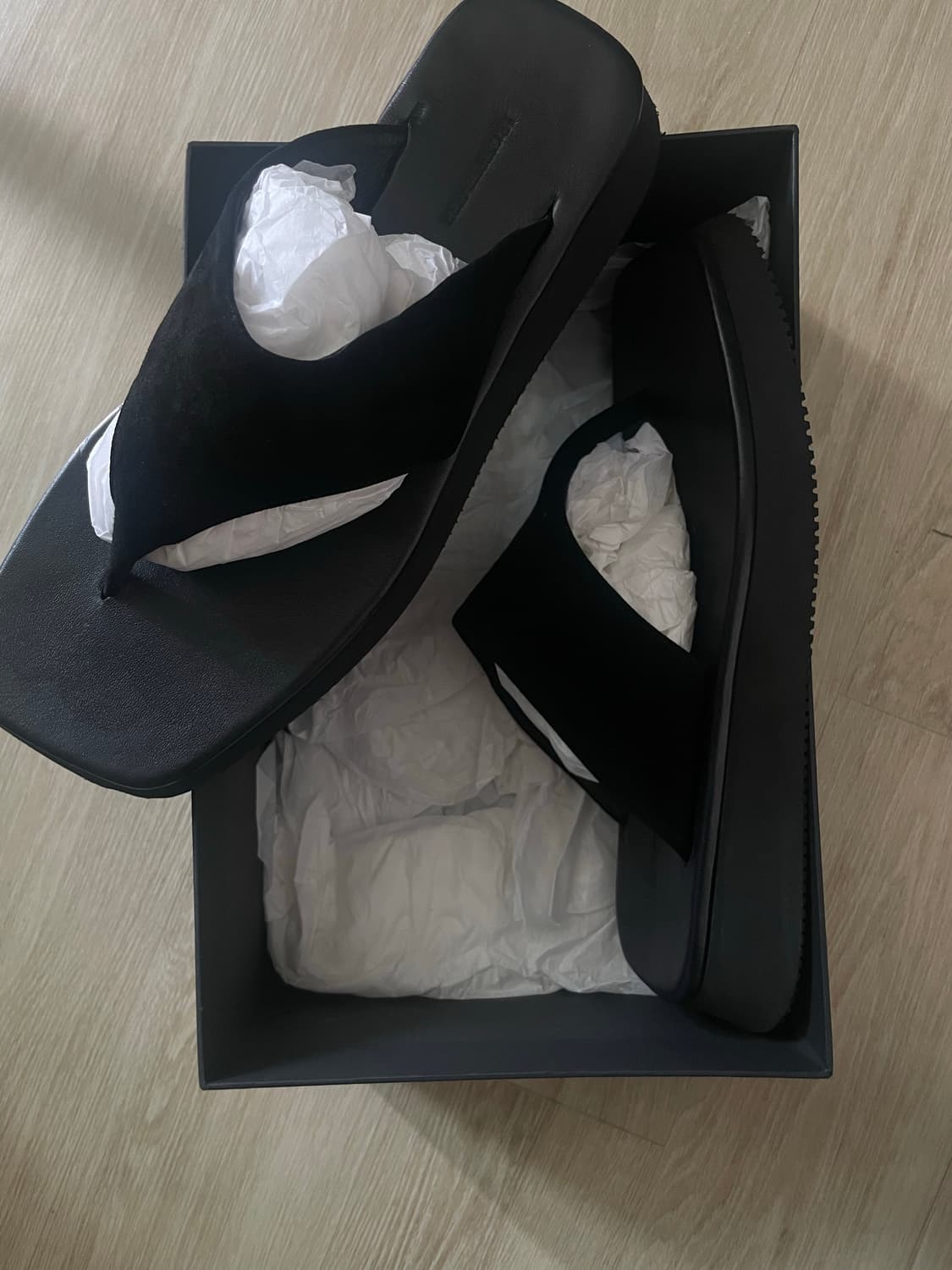 40 Le17Septembre Wide Upper Flip Flop 상품이미지3