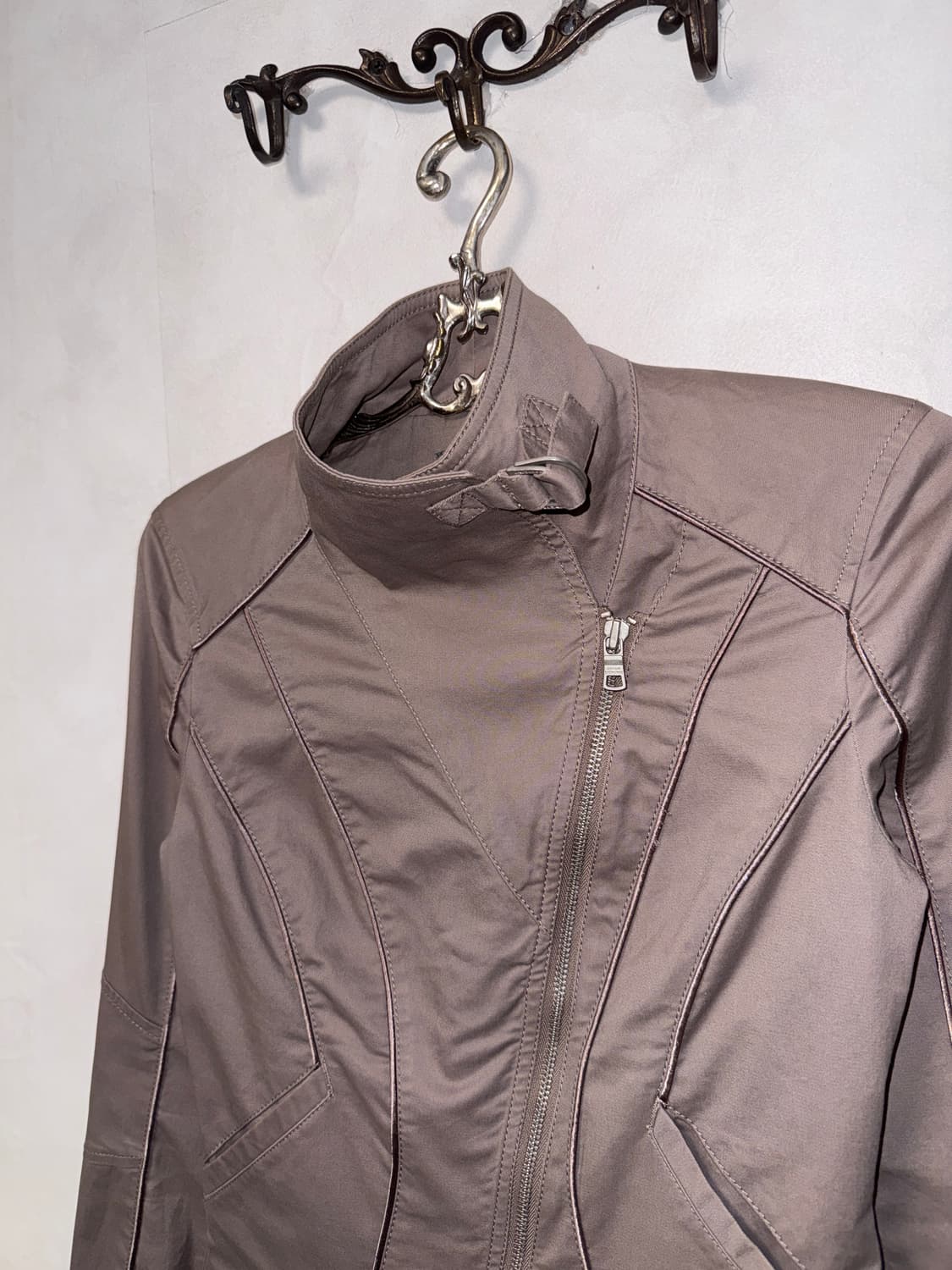 Armani Exchange high neck biker jacket 상품이미지3