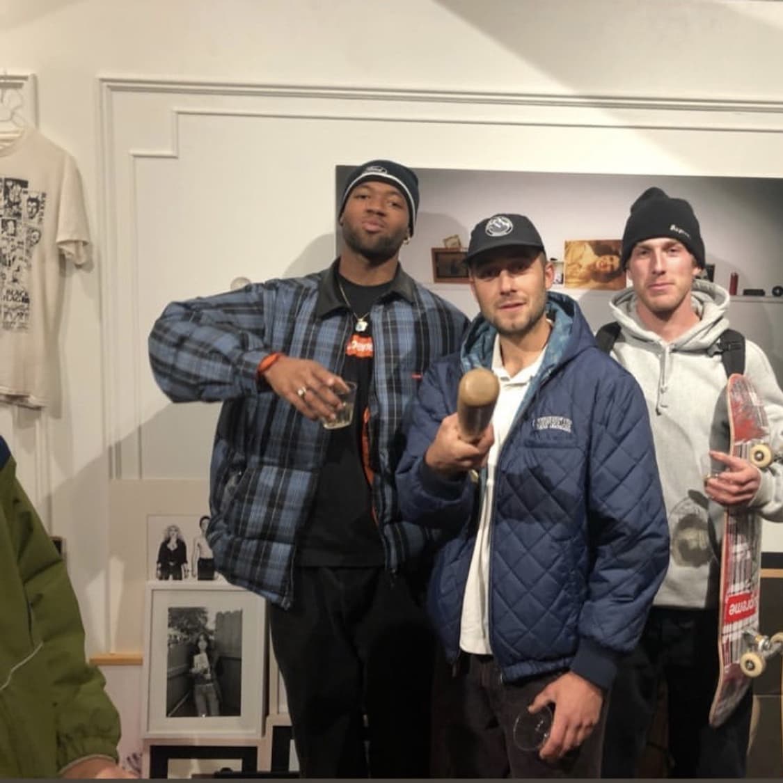 (100)슈프림 레더카라 체크 퍼피 패딩 상품이미지4