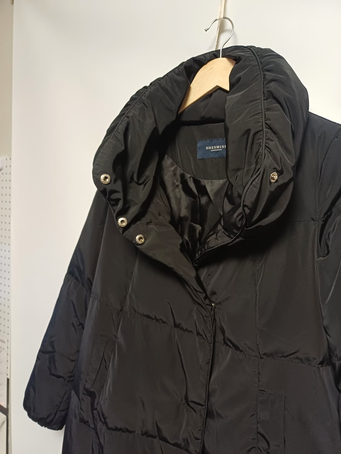 쉬즈미스 롱패딩 55 / 블랙 / 다운80 상품이미지4